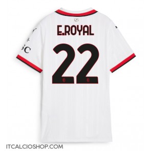 AC Milan Emerson Royal #22 Seconda Maglia Femmina 2024-25 Manica Corta